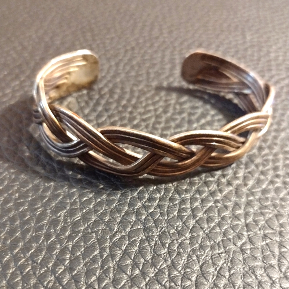 Twisted Design Cuff Bracelet